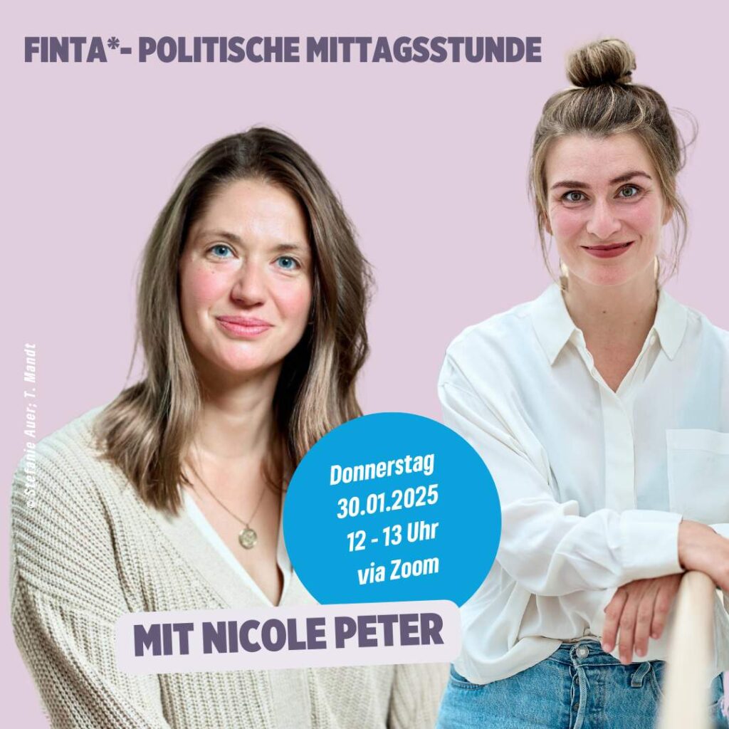 Nicole Peter und Thekla Wilkening