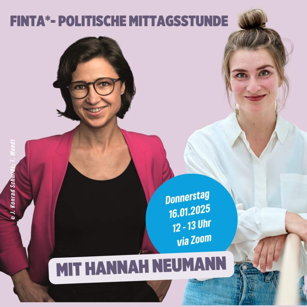 Hannah Neumann und Thekla Wilkening